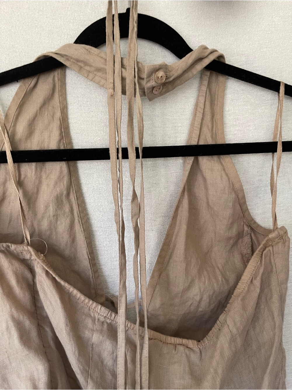 Patrizia Pepe linen halter top size 44 new w/ tags Made in Italy - Picture 7 of 7